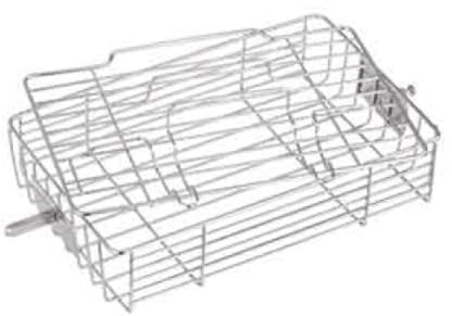 Bridge Pro Stainless Steel Rotisserie Steak Cage/Stand (45 x 14.5 x 5 cm) - 36L Airfryer