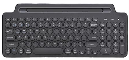 Giwnhvx Tastiera Bluetooth wireless 2.4G con supporto per tablet/telefono Tastiera Touchpad portatile per Tablet PC Accessori da gioco B