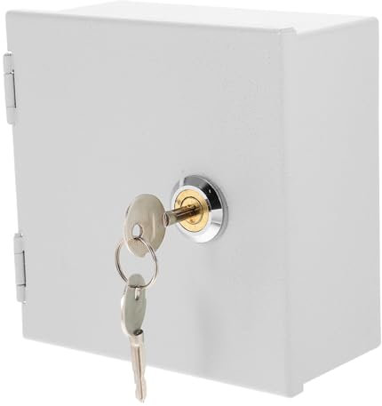 Zerodeko Caja Antirrobo De Acero Inoxidable Cerradura y Cubierta Para Interruptores Adecuado Para Uso Exteriores y Vehículos Eléctricos