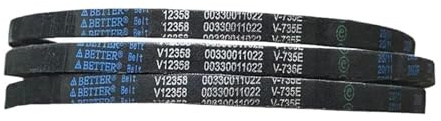 1 st V-735E helautomatisk halvautomatisk tvättmaskinmotor O-typ slitstark transmissionsrem transportband kilrem