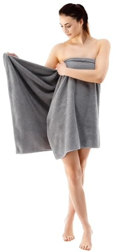 GBKDQQ Telo da bagno grande XXL: 100 x 200 cm, dimensioni asciugamano da sauna in microfibra, asciugamano da doccia, asciugamano da spiaggia, asciugamano da doccia, asciugamano assorbente da donna, in