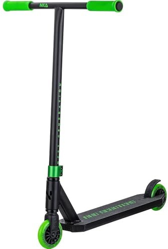 NKD Stunt Scooter – New Generation | Hochleistungs ABEC-9 Lager | 360° drehbarer Lenker für Freestyle | Robuste 6061 Aluminiumlegierung