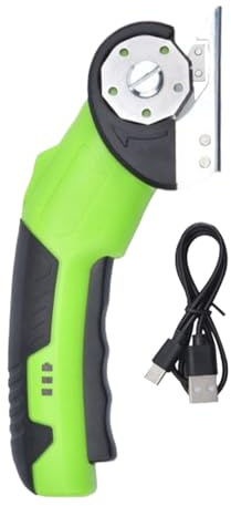 Zetqhuu Taglierino Elettrico - Taglierina Ricaricabile con Blocco di Sicurezza e Luce LED,Elettriche Ricaricabili per Tappeti Industriale - Strumento Elettrico