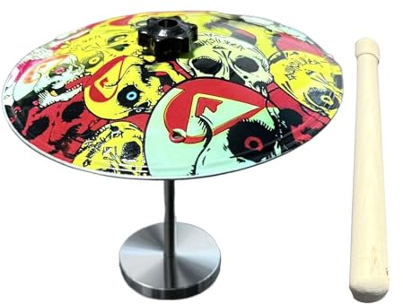Mini Drum Funny Relaxing Gadget | Desk Mini Percussion Drum Stress Relief Toy for Living Room Bedroom Study Dorm Apartment Teens Adults Students Music Lovers