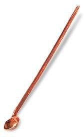 COPPERGARDEN 17 cm Kupferlöffel | Räucherbesteck zum auflegen von Weihrauch | Minilöffel aus Kupfer | Hitzebeständig und Antibakteriell