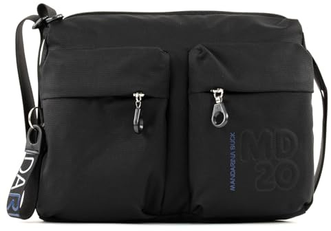 Mandarina Duck Md 20 P10qmtt5, Borsa a Tracolla Donna, Nero (Black), 28x22x12 (L x H x W)