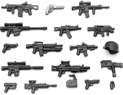 BrickArms Modern Combat Tactical Weaponpack, Custom Guns for LEGO® minifgures