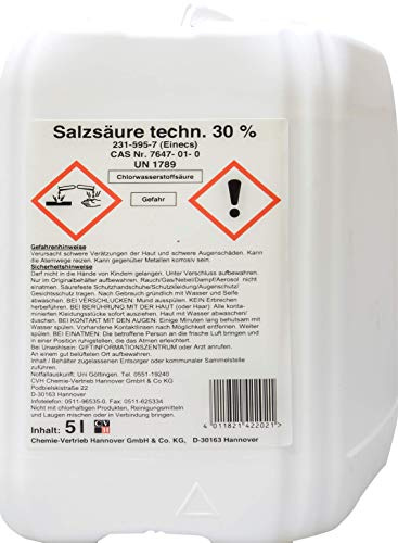 Salzsäure techn. 30% 5 Liter | 5 Liter
