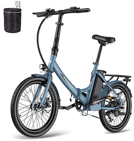 Fafrees F20 Light Elektrofahrrad Klapprad E-Bike 250W Motor 36V 20Ah Akku,20 Zoll E-Fahrrad Faltbares 35N.M Drehmoment E-Mountainbike 25km/h