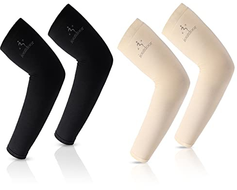 ioutdoor Arm Sleeves Kühlung UPF50+, Armstulpen Kompression UV-Schutz | Kompression Sonnenschutz Arm Ärmel, Elastische, Atmungsaktiv, Anti-Rutsch, Kein Verblassen, Pillingresistent, Ärmlinge Unisex