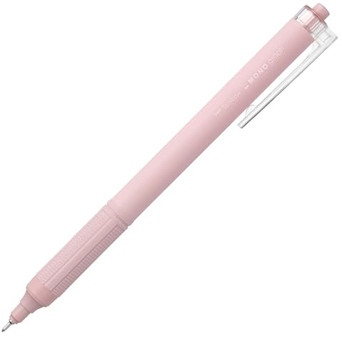 Tombow MONO graph Lite Kugelschreiber smokey pink – Präzise Nadelspitze, Geschmeidiges Schreiben, Ergonomischer Griff [BC-MGLE85-R15]