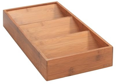 Portaspezie a cassetto in bambù per una conservazione chiara