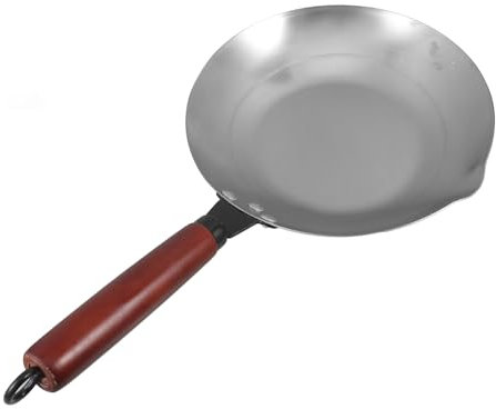 KICHOUSE Sugar Dip Pan for Melting Pots Wooden Handle for Candied and Chocolate Pot Making Kitchen Supplies
