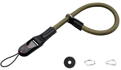 VKO Camera Wrist Strap Quick Release Hand Strap for Man Woman Photographers Camera Wrist Band Lanyard Tether Loop Cord for SLR DSLR Digital Mirrorless Camera(Green)