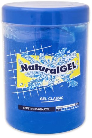 Gel per Capelli Classico, Effetto Bagnato, Barattolo da 1 kg, Disponibile in Confezioni da 1, 3, 6 Pezzi (1)