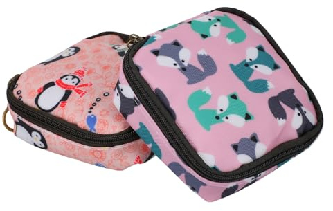 SAFIGLE 1 Juego Bolsas De Almacenamiento Impermeables para Compresas Menstruales Ligeras para Organización Femenina 2 Piezas
