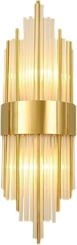 DX26TS D Illuminazione Parete con tonalità in Vetro Trasparente a 1 Luce della Fattoria vanità Metallo Lampada Interna per