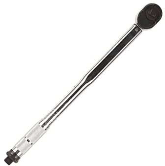 Fyearfly Llave de torsión de 1,27 cm, ajuste de liberación rápida, trinquete preestablecido 40-240 N.M, herramienta de precisión para un par preciso, duradera y fiable