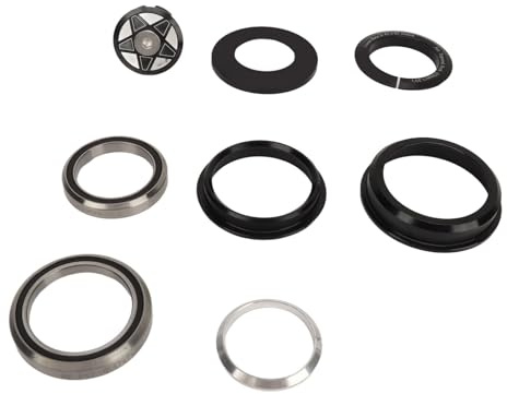 FAHRRADGABEL-SCHALEN-SET FAHRRÄDER STEUERSATZ LAGERZUBEHÖR 44-50,6 MM KONISCHER RAHMEN 1,25 ZOLL KONISCHES MATERIAL ALUMINIUMLEGIERUNG