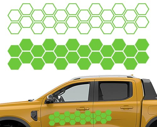 Honeycomb Biler, Bil Honeycomb Vattentäta bilkroppser, fönsterer | Bilfönsterklistermärken för Sedan Truck Cool Automotive Window Decals Honeycomb Truck Sedan SUV Bilexteriörtillbehör
