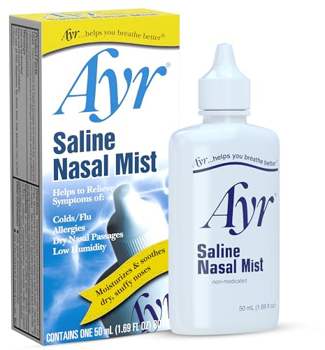 Ayr Saline Nasal Mist, Daily Saline Nasal Care, 1.69 Fl Oz