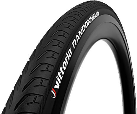 Vittoria Unisex Randonneur Fahrradreifen, schwarz, 700 x 45c
