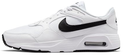 Nike Air Max SC, Herren-Sneaker, Weiß/Schwarz-Weiß, 47 EU