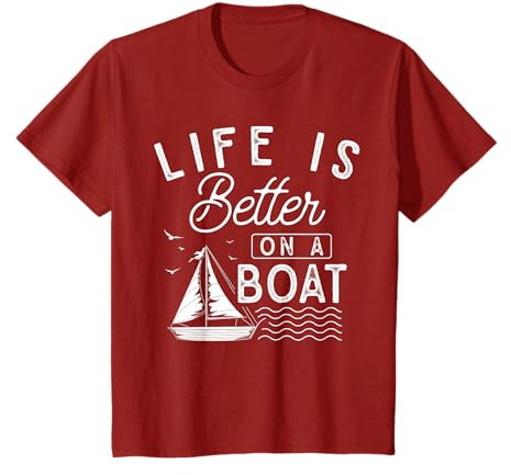 Segelschiff Skipper Segelboot Segler Lustiges Segeln T-Shirt