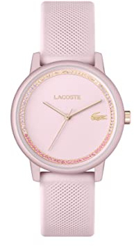 Lacoste Analog Quarzuhr für Damen Kollektion Lacoste.12.12 GO mit Pinkes Silikonarmband - 2001289