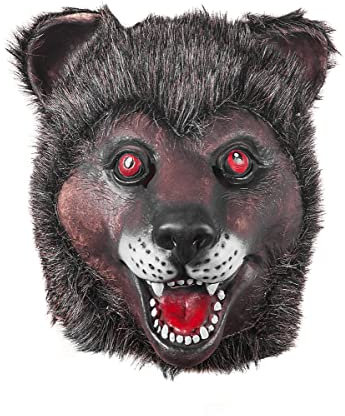 Maskworld Bär Maske aus Latex - Vollmaske als Verkleidung für Halloween, Karneval & Motto-Party