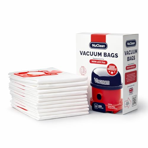 NuClean - Replacement for Henry Hoover Bags - 10 Pack of Large 9L Bags