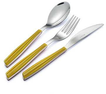 EME POSATERIE AETS18WA/13 Cubiertos, acero inoxidable 18/0, Metacrilato, ABS