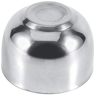 Ciotola da Barba per Uomo in Acciaio Inossidabile, Superficie Liscia, Facile da Pulire, Bordo Ampio per Creare Rapidamente Schiuma, Portatile, Perfetta per le Famiglie, Formato