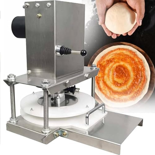 DPLWJPP Stainless-Steel Household Pizza Press,Commercial Chapati Sheet Pizza Crust Press Plate,Dough Pastry Press Making Machine For Pressing Pizza Cakes,25cm