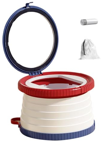Tragbares Töpfchen für Kleinkinder, tragbares Töpfchen für Kleinkinder, zusammenklappbar, für das Töpfchentraining, Kindertoilette für Auto, Camping, Outdoor, Innenbereich, Toilette