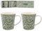 The Leonardo Collection William Morris Larkspur Mugs Set of 2 for Kitchen & Home | Stylish Tableware Mug Set for Every Occasion | Durable Coffee Cup Set Gifts for Women & Men