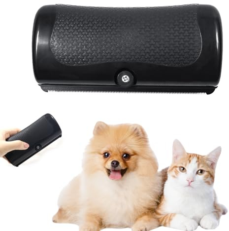 ZITUZY Pet Care Brush, Hundebürste Kurzhaar, Groomify Bürste Hund, Tierpflegebürste, Haustier-Enthaarungskamm, Pflegekämme für Katze Hund Pferd (Schwarz)