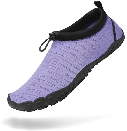 Mishansha Escarpines Hombre Mujer,Zapatillas de Agua,36-46 | 13 Orificios de Drenaje,Suela Barefoot Antideslizante y Secado Rápido, para Playa, Piscina y Deportes Acuáticos