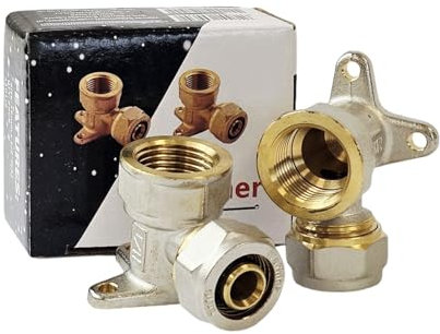 Wärmer System Raccordo a compressione femmina per connessioni idrauliche, 16 mm x 1/2, confezione da 2