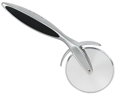 Tagliapizza Professionale con Lama Rotante 6,8 cm in Acciaio Inox 420 Rotella Taglia Pizza Ergonomica con Impugnatura Antiscivolo Cutter per Pizza e Focacce