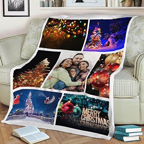 jinfu Individuelle Flanell-Überwurfdecke, personalisierte Foto-Fleece-Decken, individuelle Decke mit Fototext, personalisiertes Bild, personalisierte Decke, Fotodecke, Haustier-Gedenkdecke, Geschenke