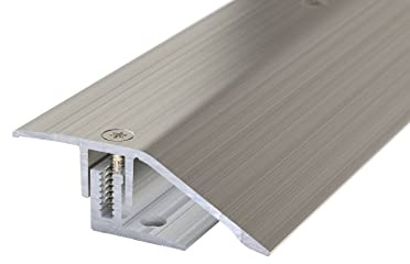 (36,15EUR/m) | Prinz LPS 220 Ausgleichsprofil | 44 x 900 mm | Edelstahl gebürstet eloxiert | Für Belagstärken von 7-16 mm | Flaches Design ohne Zierrillen |