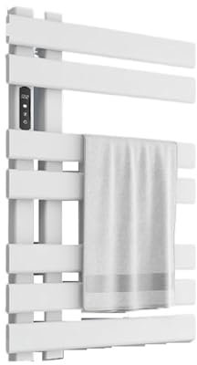 Radiatore scaldasalviette Radiatore For Asciugamani Da Bagno In Bianco E Nero, Controllo Intelligente, Portasciugamani Riscaldato Elettrico, Scaldasalviette A Parete, Scaldasalviette Elettrico ( Color