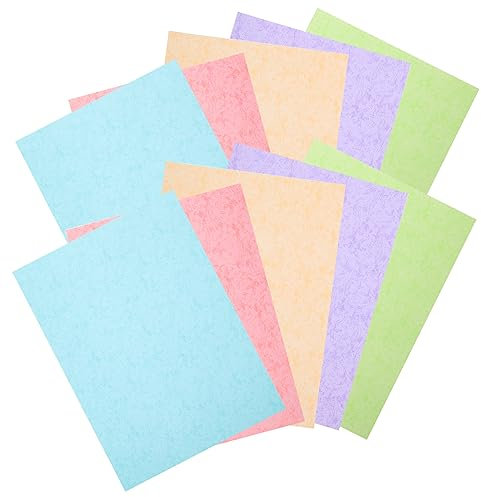 NUOBESTY 50 Blatt Druckerpapier Origami-papiermasse Origami- -papier Druckpapiere Zartes Malpapier Farbiger Drucker Dekoratives Faltpapier Bunte Faltpapiere Zeichenpapier Schüttgut A3