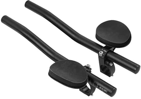 Aero Handlebar, Aero Handlebar for Road Bikes, TT Support Bar Aluminium Alloy for Bicycle, Bicycle Clip Armrest Bar, Relaxing Grip for More Comfort