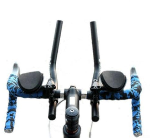 Barras divididas, para bicicletas de montaña de carretera de triatlón, barras, manillar de bicicleta TT, manillar de aleación de aluminio, barra de reposabrazos