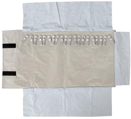 Operitacx Borsa Portagioielli Organizer Per Gioielli Da Viaggio Anti-Impigliamento Custodia Pieghevole Da Viaggio Per Gioielli Per Organizer Per Collane Bracciali Organizzatori Di Gioielli