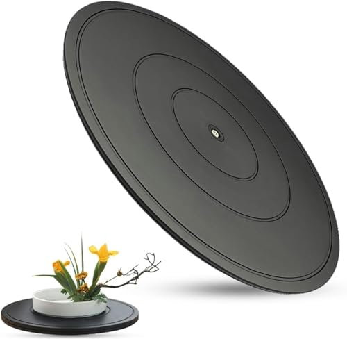 GZYHDC Piatto Piattaforma per Monitor, Piatto Rotante Supporti Girevoli TV, Piattaforma Girevole A 360°, Multiuso Giradischi con Cuscinetti Sfera in Acciaio, per Schermo TV/Monitor/Piante Bonsai-1pc