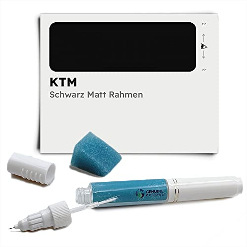 Genuine Colors Lackstift SCHWARZ MATT RAHMEN für KTM Schwarz