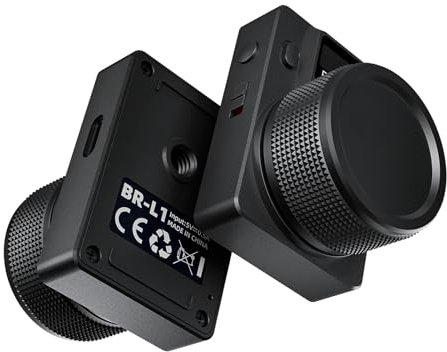 Disparador de Liberación de Obturador Inalámbrico, Controlador de Zoom de Control Remoto de Vía Remota de Vía Cámaras Inalámbricas 2.4G, para Lente de Cámara (BR-L1)